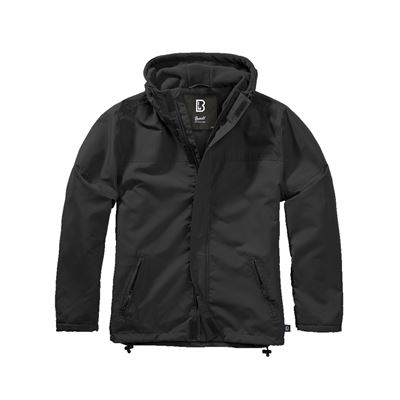 Windjacke FRONTZIP WINDBREAKER SCHWARZ