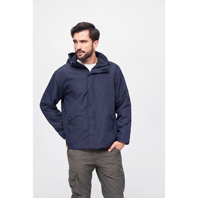 Windjacke FRONTZIP WINDBREAKER BLAU BRANDIT 3167-8 3