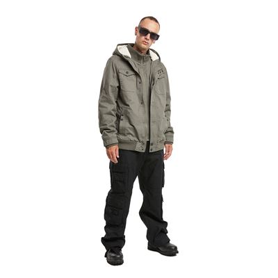 Jacke MEADOW isoliert OLIVE GREEN