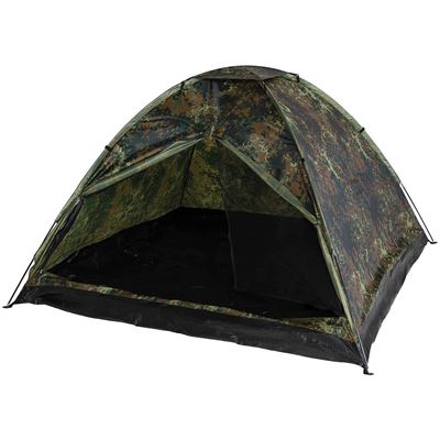 Zelt MONODOM für 3 Personen 210x210x130cm FLECKTARN