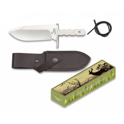 Messer 32129 zum selber machen mit fester Klinge und Holster