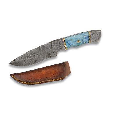 Messer BLUE BONE Damaststahl