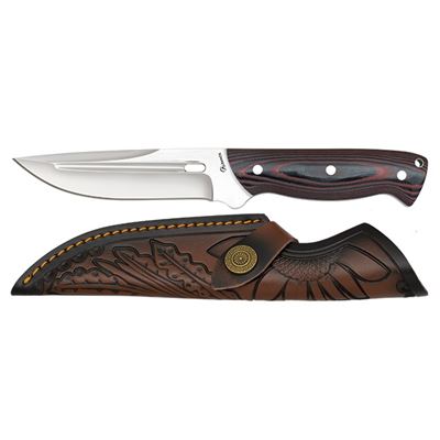 Messer BRIGHTFULL glatteklinge mit Scheide