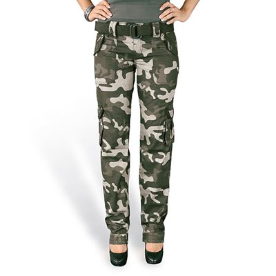 Damenhose PREMIUM SLIMMY BLACK CAMO