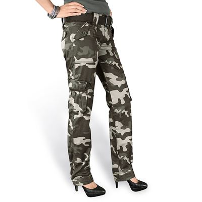 Damenhose PREMIUM SLIMMY BLACK CAMO