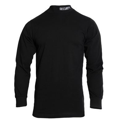 Kragenpullover SECURITY SCHWARZ