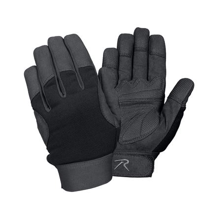 Handschuhe MILITARY MECHANICS SCHWARZ