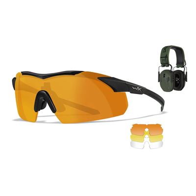 WX VAPOR COMM Schutzbrille und M300 Schieß-Headset-Set