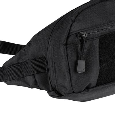 HEXAGON FANNY Gürteltasche mit Klettverschluss SCHWARZ 101INC 359397-BLK 5