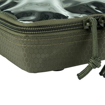 HEXAGON ORGANIZER-Tasche, transparent, klein, GRÜN 101INC 359583-GR 2