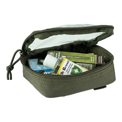 HEXAGON ORGANIZER-Tasche, transparent, klein, GRÜN 101INC 359583-GR 5