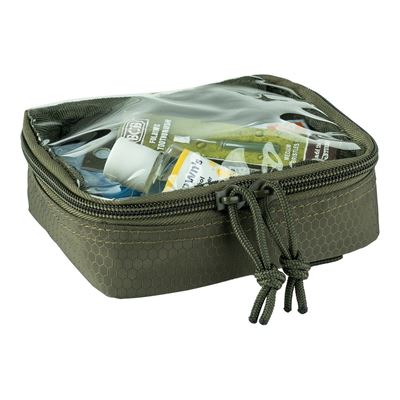 HEXAGON ORGANIZER-Tasche, transparent, klein, GRÜN 101INC 359583-GR 4