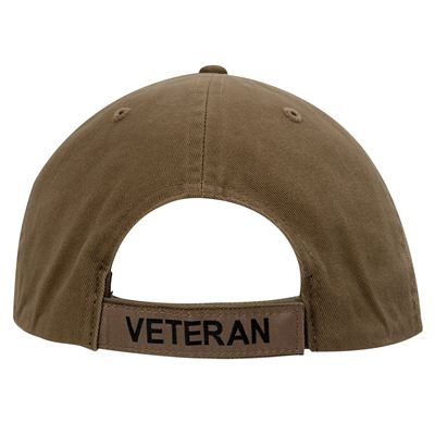Cap VINTAGE VETERAN mit US Flagge COYOTE ROTHCO 35990 4
