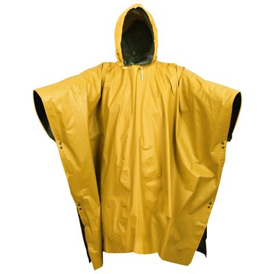 Poncho zweiseitig PVC GRÜN/GELB 130 x 200 cm ROTHCO 3634 2