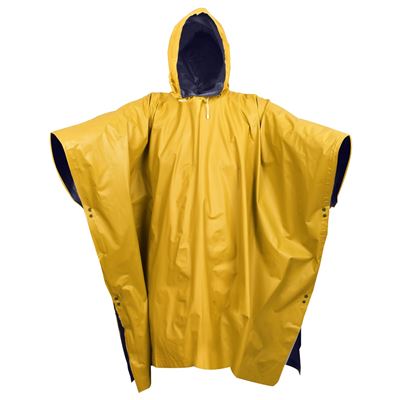 Poncho zweiseitig PVC MARINE BLAU/GELB ROTHCO 3644 2