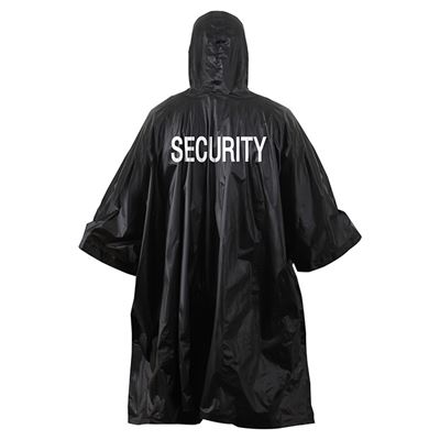 Poncho VINYL SECURITY SCHWARZ