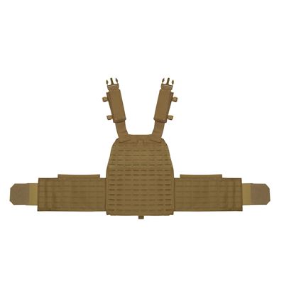 Plate Carrier LASER CUT MOLLE Plattenträger COYOTE BROWN