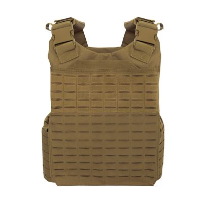 Plate Carrier LASER CUT MOLLE Plattenträger COYOTE BROWN