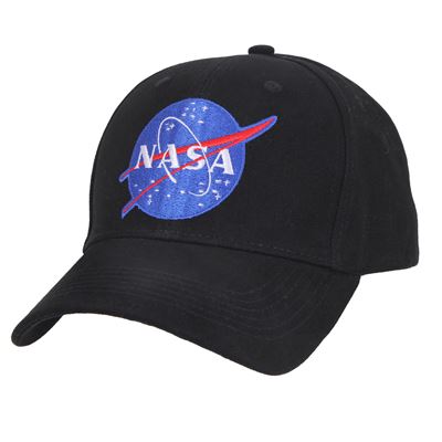 Cappy mit Aufschrift NASA SCHWARZ