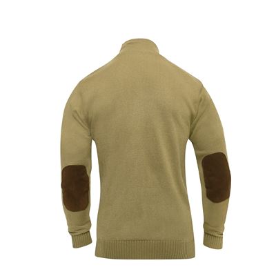 Strick Pullover 3 Knöpfe KHAKI