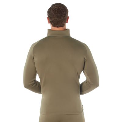 Funktionsshirt US ECWCS mit Reißverschluss AR 670-1 COYOTE BROWN