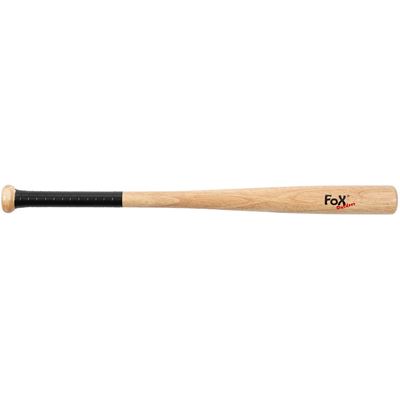 Baseballschläger Holz 66 cm NATUR