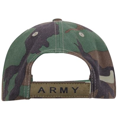 Baseballcap DELUXE ARMY WOODLAND