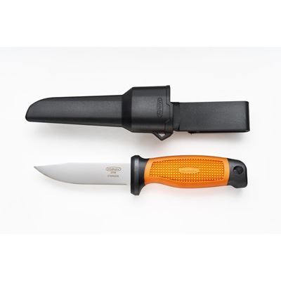 Messer BRIGAND EDELSTAHL mit feststehender Klinge ORANGE