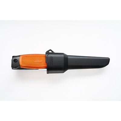 Messer BRIGAND EDELSTAHL mit feststehender Klinge ORANGE