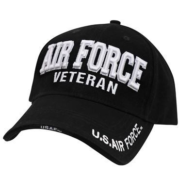 Cappy DELUXE AIR FORCE VETERAN SCHWARZ