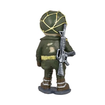 Skelett-Soldatenfigur 16,5 cm Albainox 39899 2