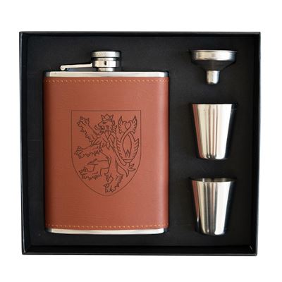 Flachmann TSCHECHISCHER LÖWE 225ml (8oz)