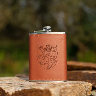 Flachmann TSCHECHISCHER LÖWE 225ml (8oz)