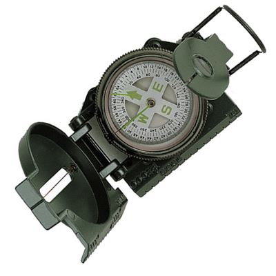 Kompass TACTICAL MARCHING Metallkörper GRÜN