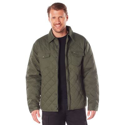DIAMOND QUILT Steppjacke Baumwolle OLIVE