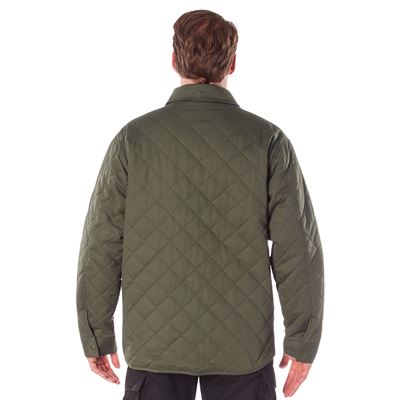 DIAMOND QUILT Steppjacke Baumwolle OLIVE