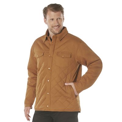 DIAMOND QUILT Steppjacke Baumwolle BRAUN