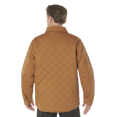 DIAMOND QUILT Steppjacke Baumwolle BRAUN