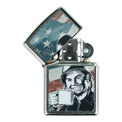 Feuerzeug ZIPPO G.I JOE COFFEE Benzin ZIPPO 421367 4