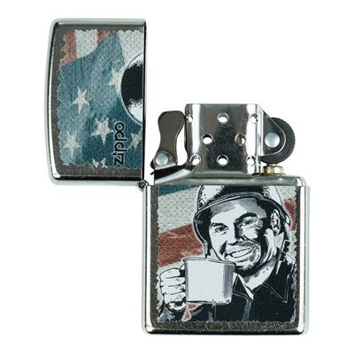 Feuerzeug ZIPPO G.I JOE COFFEE Benzin ZIPPO 421367 3