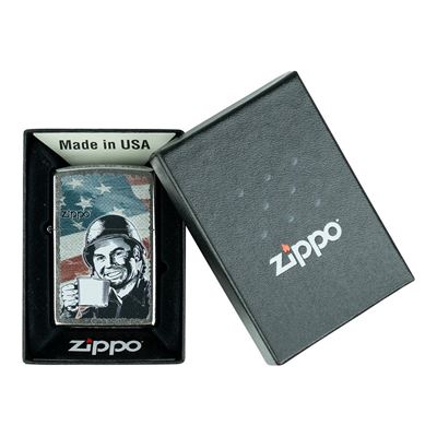 Feuerzeug ZIPPO G.I JOE COFFEE Benzin ZIPPO 421367 2