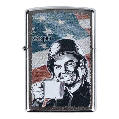 Feuerzeug ZIPPO G.I JOE COFFEE Benzin ZIPPO 421367 1