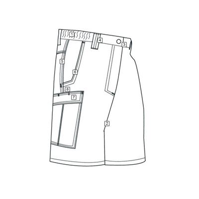 Shorts 24-7 SIMPLY TACTICAL CARGO BLAU