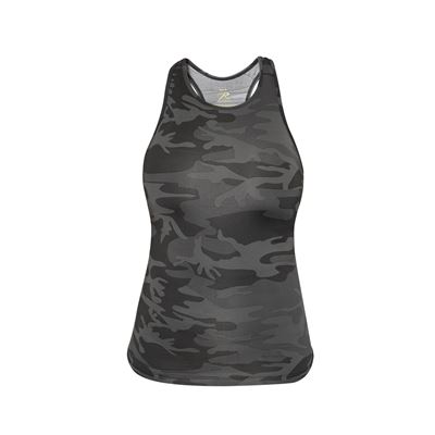 Top Damen WORKOUT BLACK CAMO