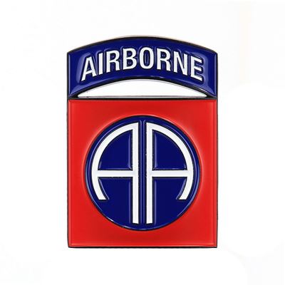 Abzeichen Metall 82nd Airborne Division zum Ankleben