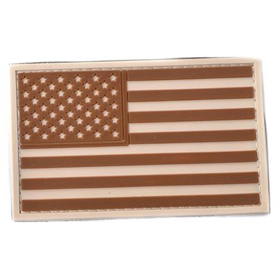 Patch Flagge USA Plastik DESERT