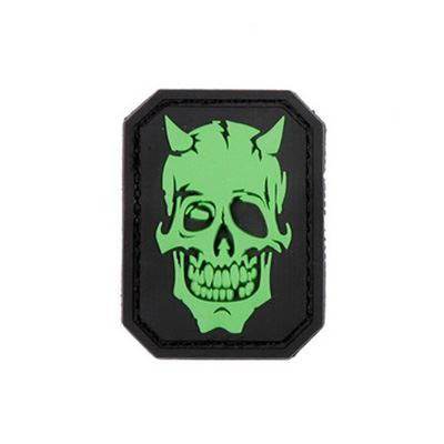 Patch 3D PVC Devil Skull