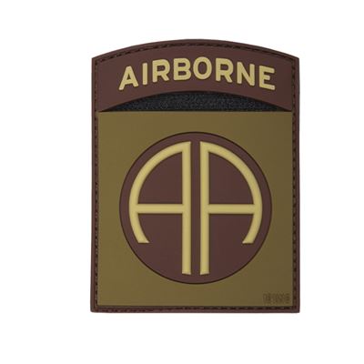 Patch 3D Kunststoff AIRBORNE 82nd COYOTE