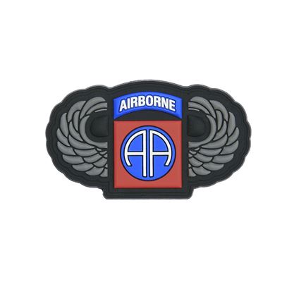 3D-Plastikpatch 82nd Airborne mit Flügeln