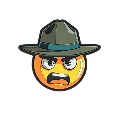 Patch 3D Kunststoff DRILL SERGEANT Velcro